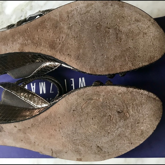 Stuart Weitzman Wedge Sandal - Picture 5 of 6